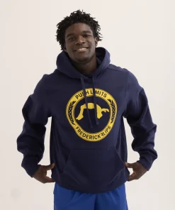 FF CIRCLE HOODIE - NAVY