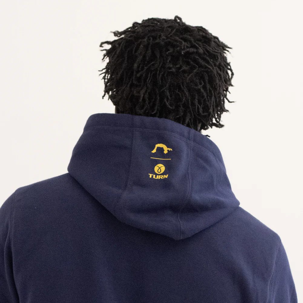 FF CIRCLE HOODIE - NAVY - Image 2