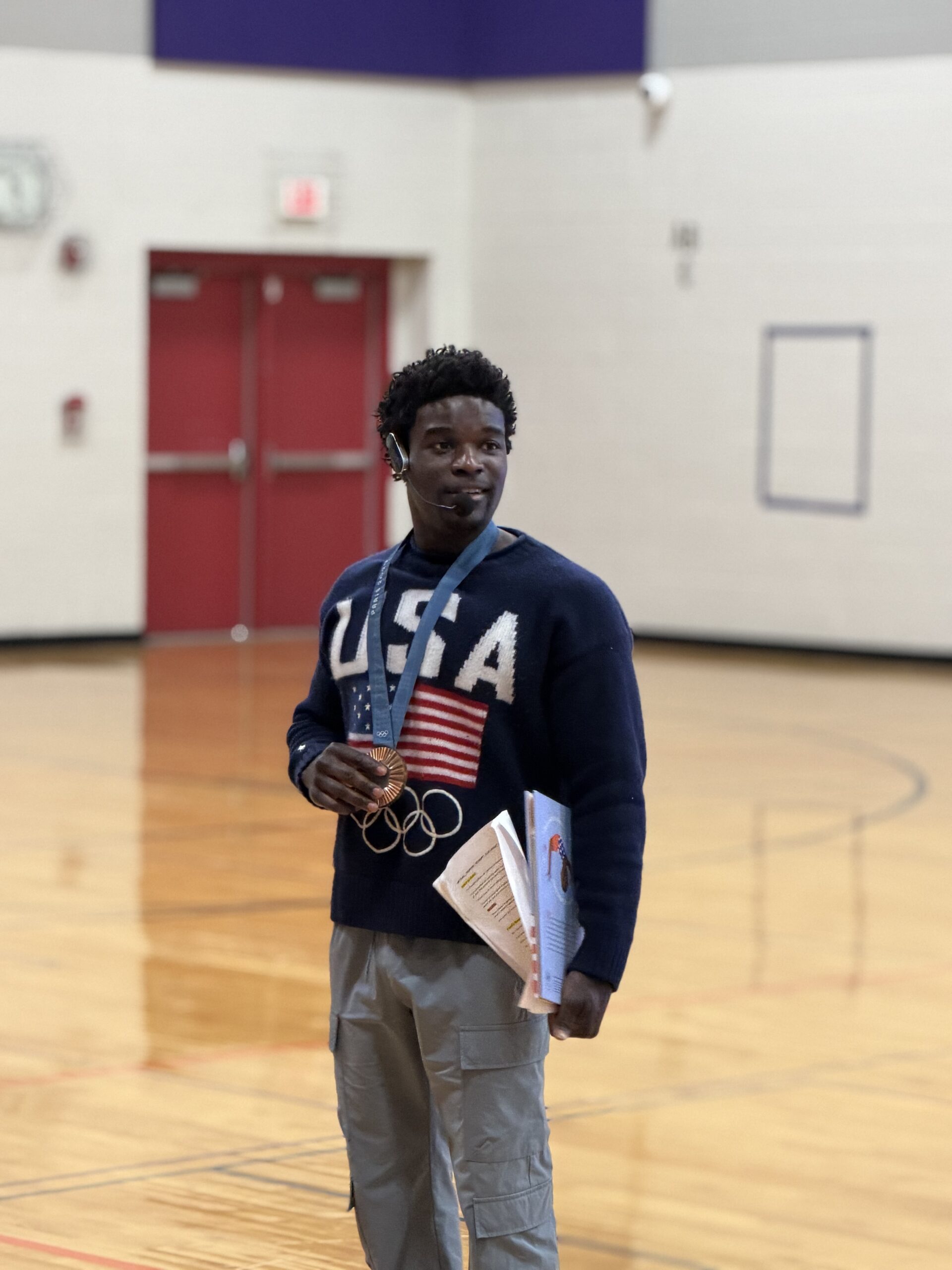 Frederick Richard school visit